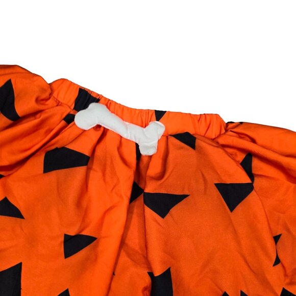 Pebbles Flintstone Costume Skirt With Attached Bone Accessory Size 4t halloween - Picture 4 of 4